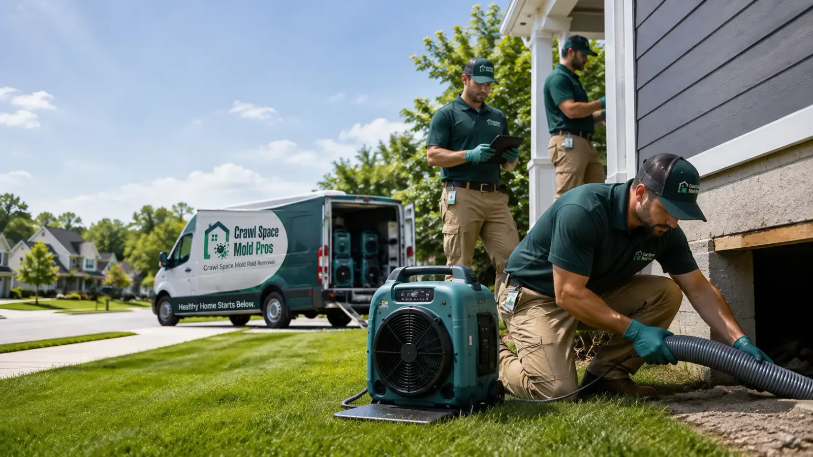 Crawl Space Mold Removal in Burnside, IA